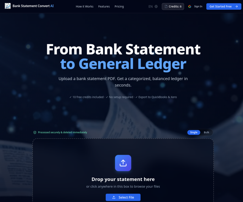 BankStatementConvertAI screenshot 3