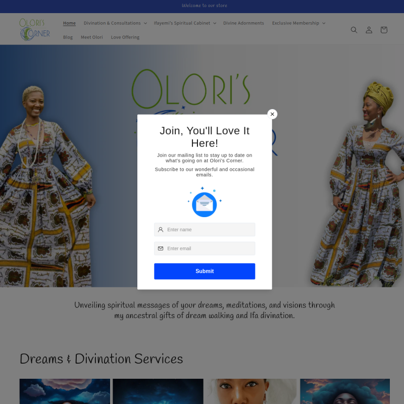 Olori's Corner
