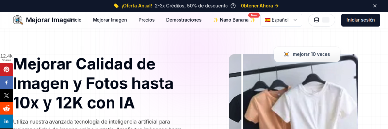 Mejorar Imagen 网站截图