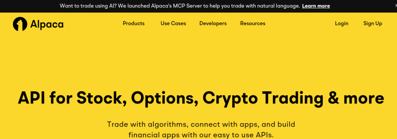 Alpaca 网站截图