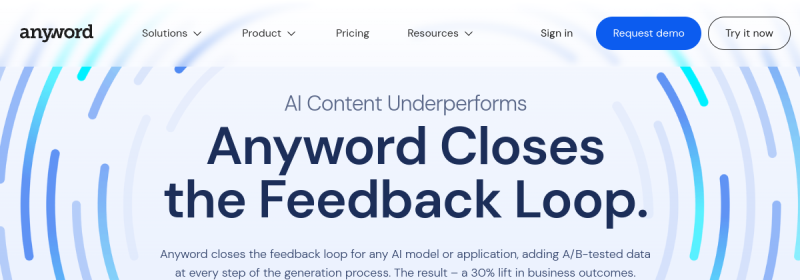 Anyword 网站截图
