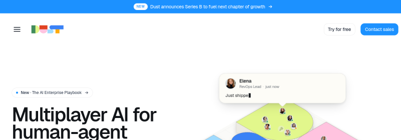 Dust 网站截图