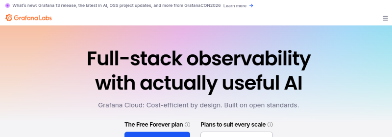 Grafana 网站截图
