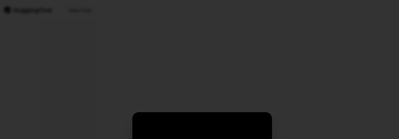 HuggingChat 网站截图