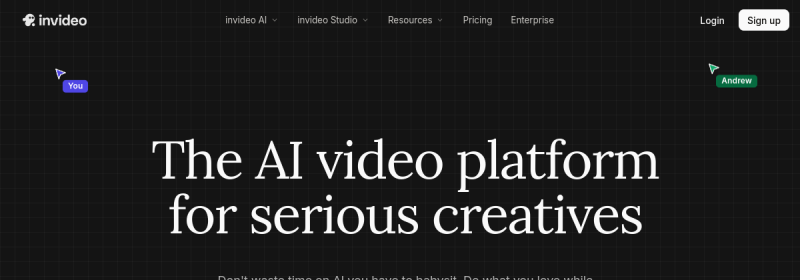 InVideo 网站截图