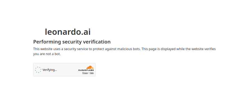 Leonardo AI 网站截图