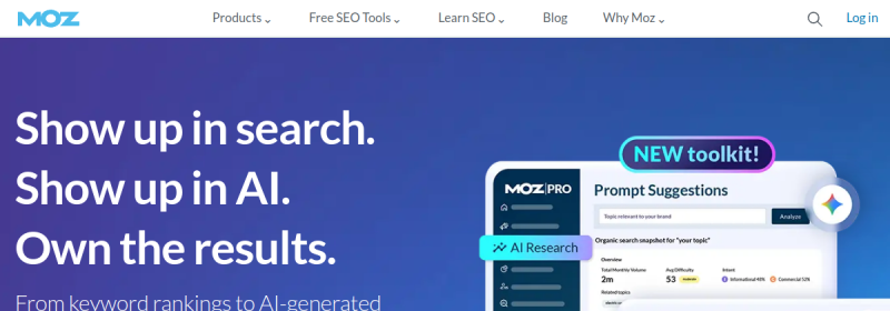 Moz 网站截图