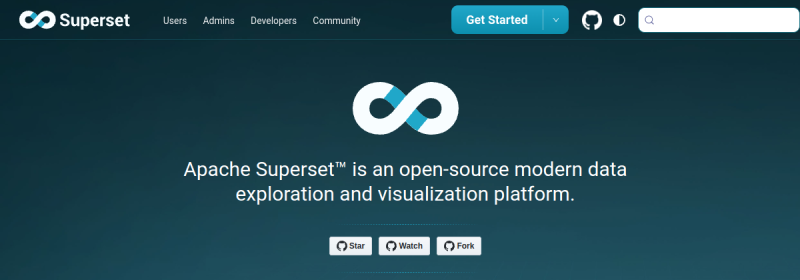 Superset 网站截图