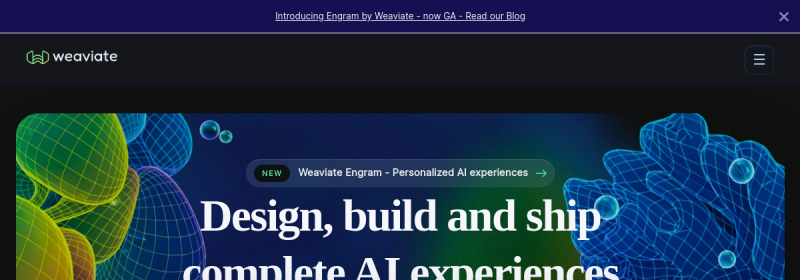 Weaviate 网站截图