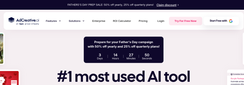 AdCreative.ai 网站截图