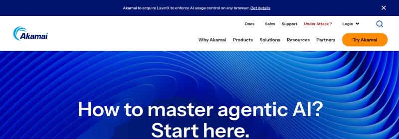 Akamai AI 网站截图