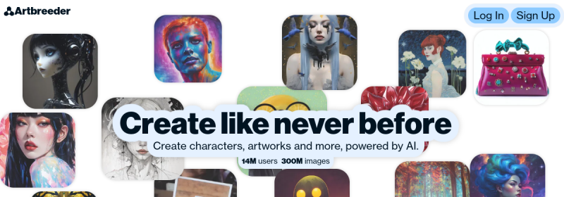 Artbreeder 网站截图