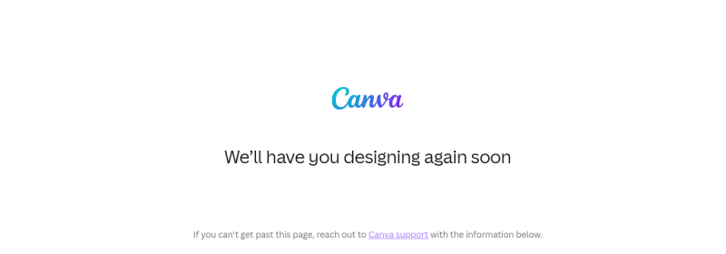 Canva 网站截图