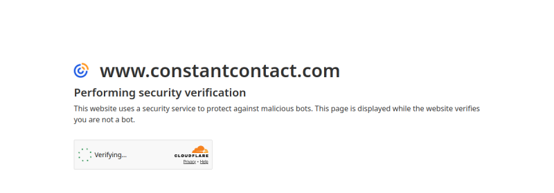 Constant Contact 网站截图
