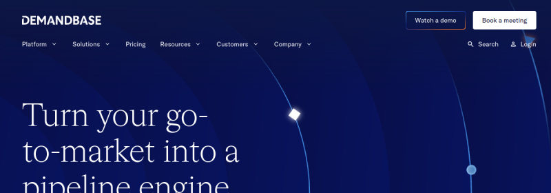 Demandbase 网站截图