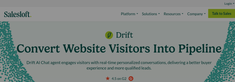 Drift 网站截图