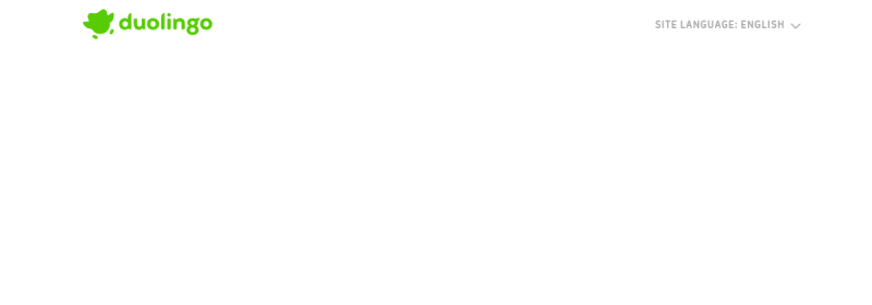 Duolingo 网站截图