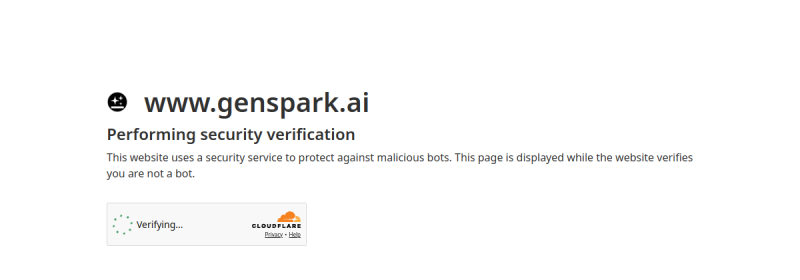 Genspark 网站截图