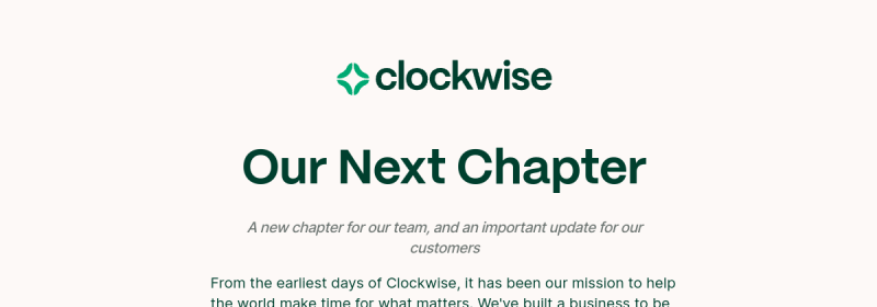 Clockwise 网站截图