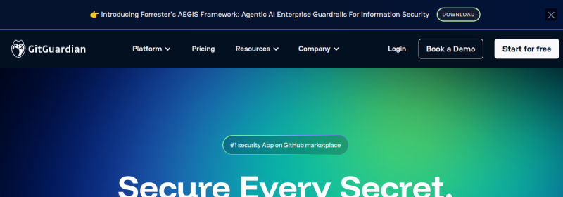 GitGuardian 网站截图