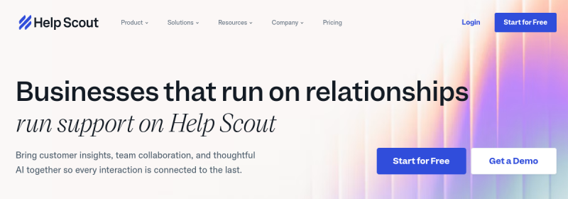 Help Scout 网站截图