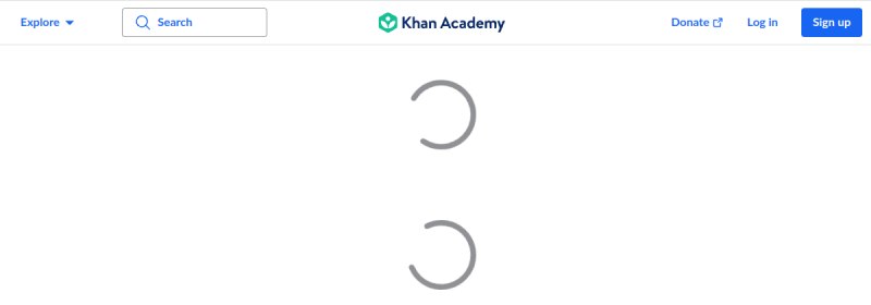 Khan Academy 网站截图