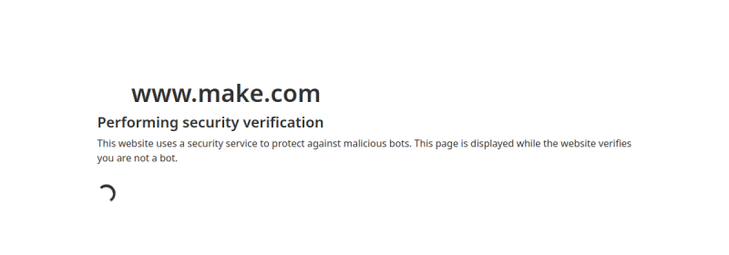 Make 网站截图