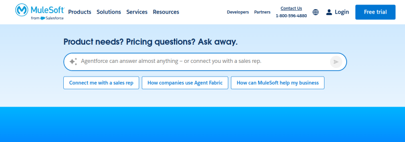 MuleSoft 网站截图