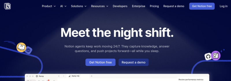 Notion 网站截图