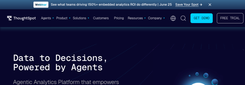 ThoughtSpot 网站截图