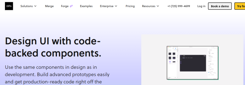 UXPin AI 网站截图