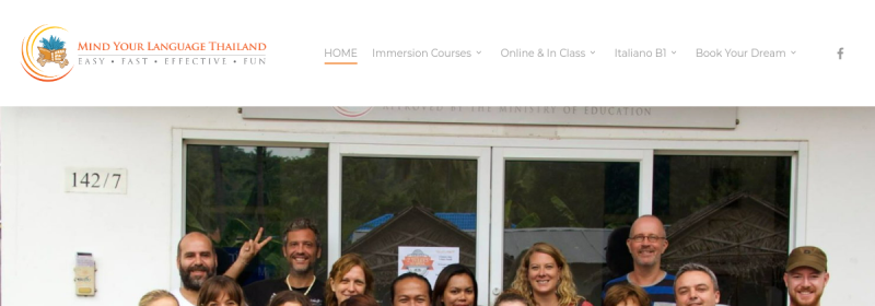 The Language Cottage website