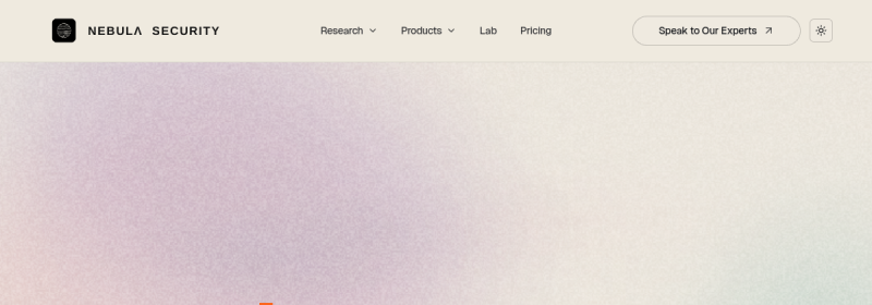 Nebula Security website