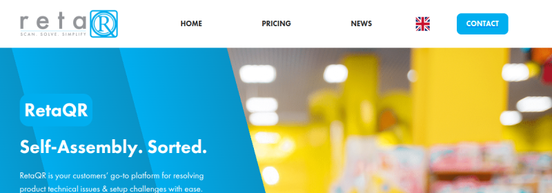 Reta QR Ltd website