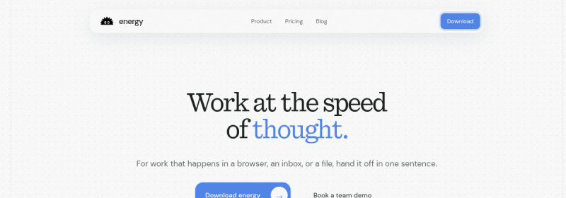 Energy website