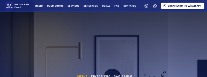Landing Page Josue Pintor Pro