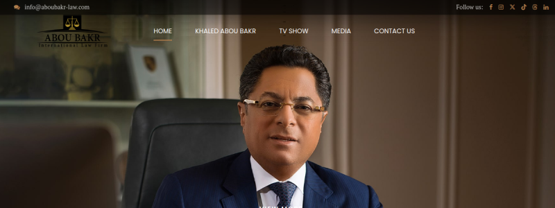 Website Thumbnail: Abou Bakr Law Firm