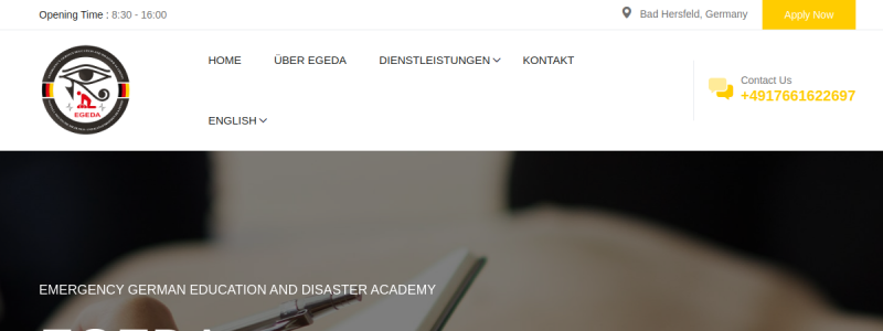 Website Thumbnail: EGEDA Germany
