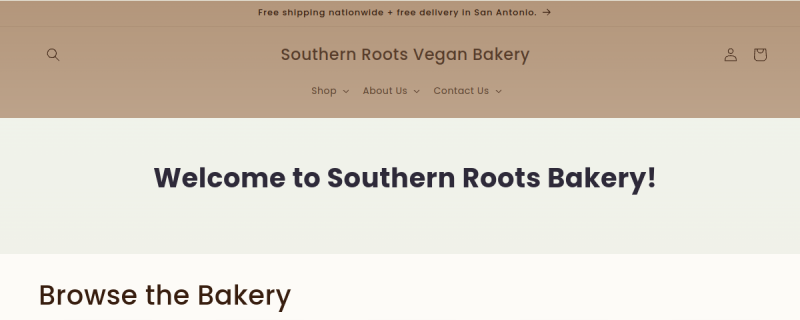 Southern Roots Vegan Bakery