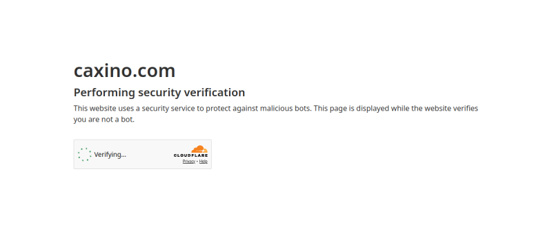 Caxino Casino Homepage