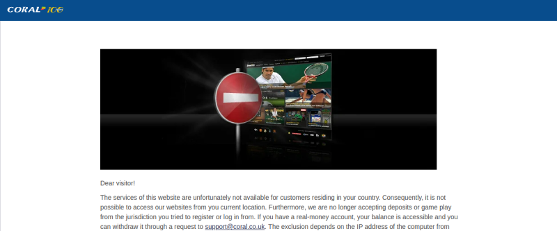 Coral Casino Homepage