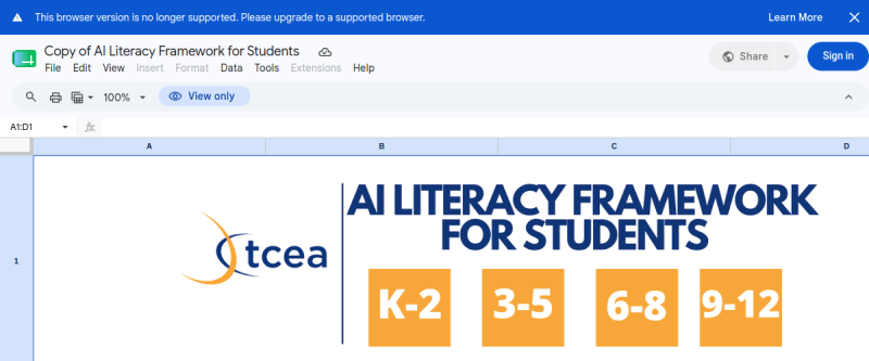 AI Literacy Framework