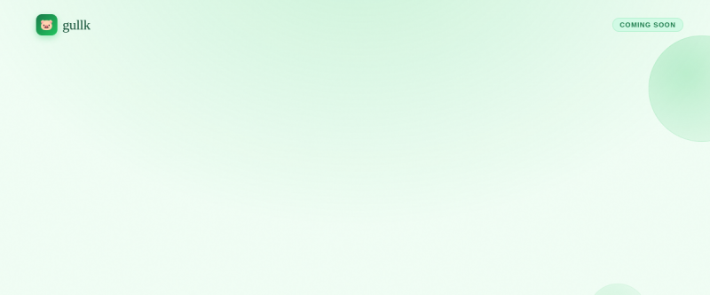 Website screenshot of gullk.com