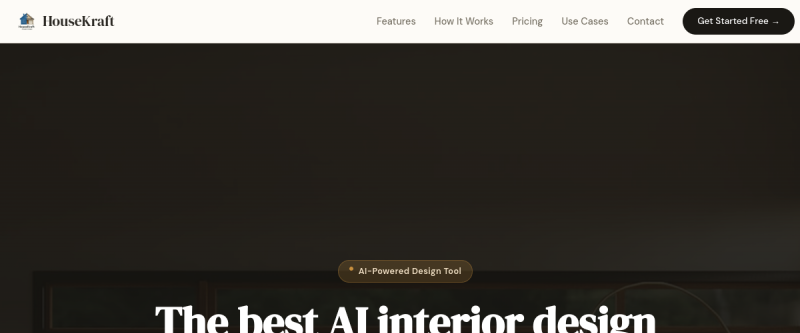 Website screenshot of housekraft.co