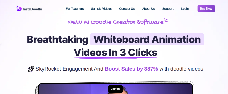 InstaDoodle - AI Explainer Video Creator