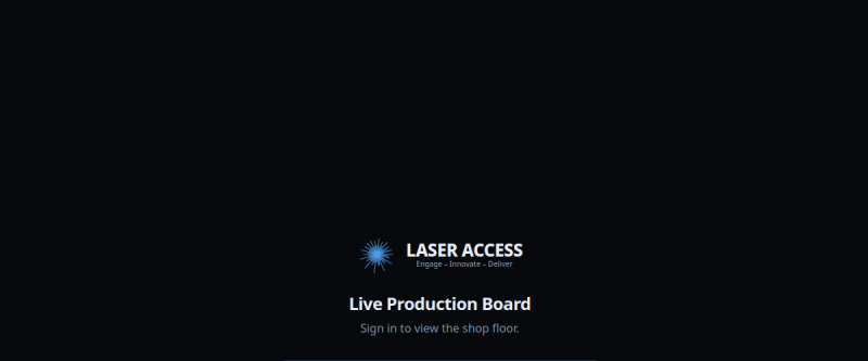 Live Production Tracker preview