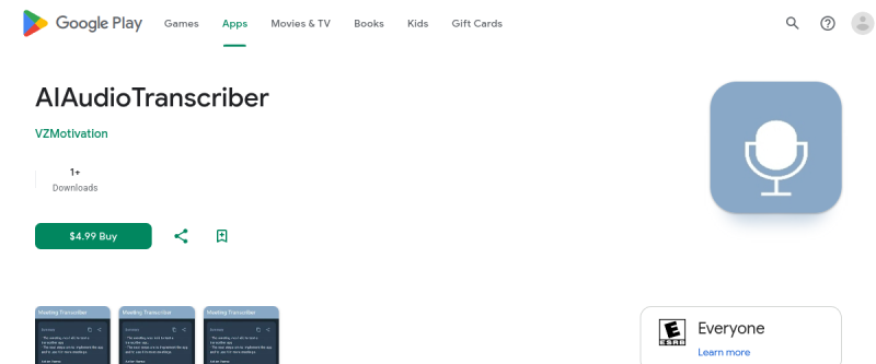 AIAudioTranscriber screenshot