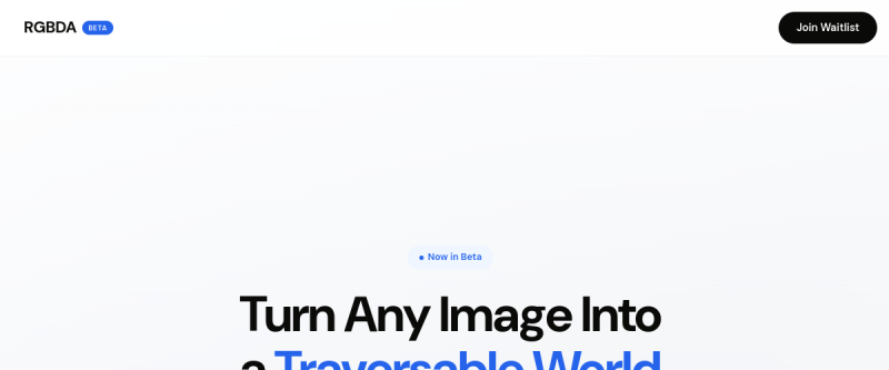 Website screenshot of rgbda.com