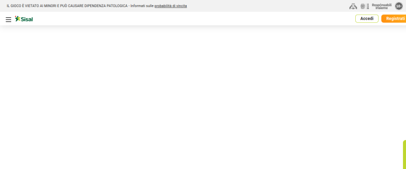 Sisal Casino Homepage