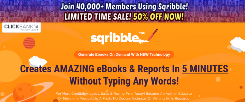 Sqribble - World's #1 eBook Creator